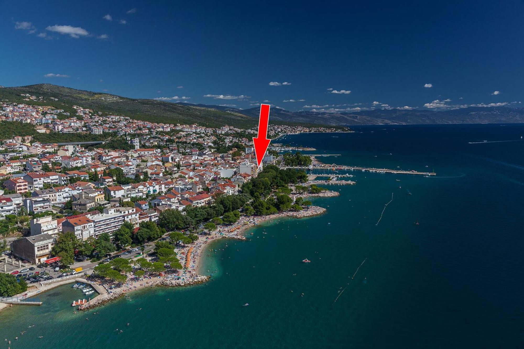 Photel Studio Apartments Crikvenica Bagian luar foto